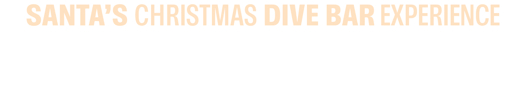 Santa's Christmas Dive Bar Experience