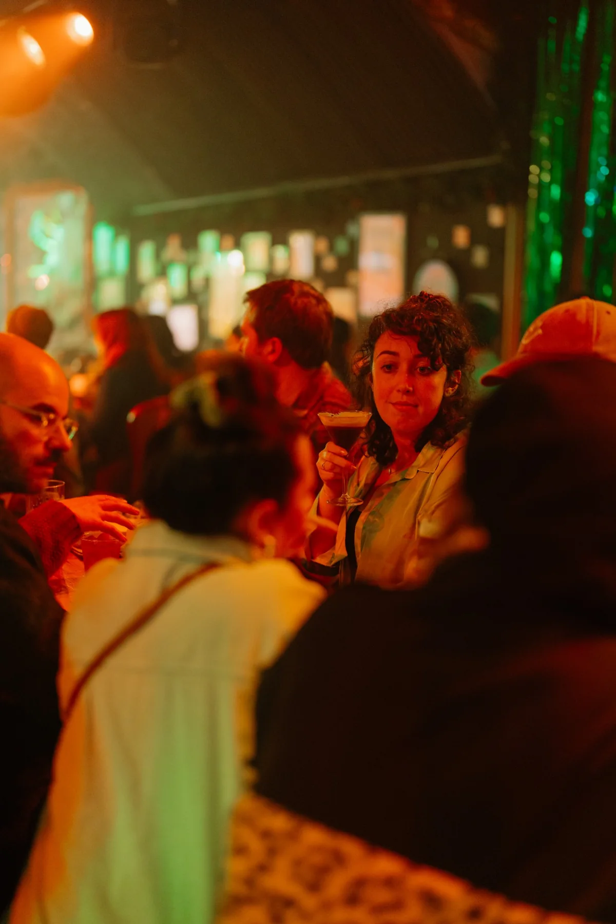 Guests at the Humbug bar